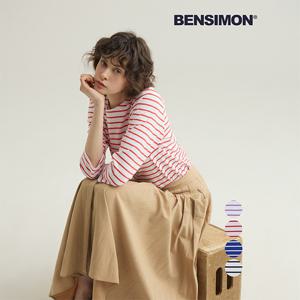 여성 스트라이프 7부 반팔 티셔츠 4종 택1