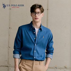 USPA 25FW 릴렉스핏 데님셔츠 남성 인디고 1종