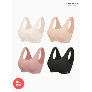 [하프클럽] 라이크라 쉘론 데일리 몰드부착 U넥 감탄브라 3+1 CDWBR5O01020304