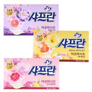 아로마시트 티슈형 향선택1P 샤프란 섬유유연제 드라 드라이시트 섬유유연시트형 세탁세제 종이
