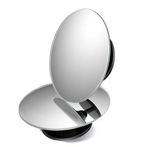 보조미러 풀뷰 사각지대 흡착식 클리어 사이드미러 2팩 보조미러 보조백미러 백미러