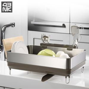 프리미엄 프레임 식기건조대 A형 다크그레이