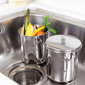 음식물 쓰레기통 혼합형 보관형 + 물빠짐형 + 뚜껑