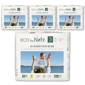 [Naty]  친환경 밴드 기저귀 3단계 30매 x 4팩