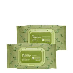 더 촉촉 그린티 노-워시 클렌징 티슈 200매