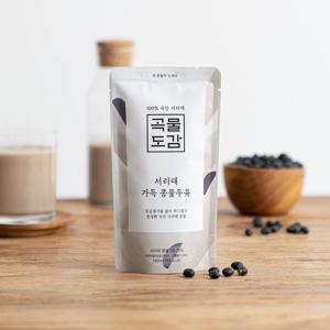 곡물도감 서리태 가득 콩물두유