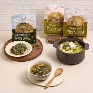 천수봉 맛가득 만능된장나물 3종세트 (시래기 / 우거지 / 곤드레)