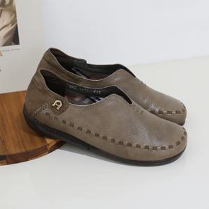 [브리치]  /  지쎄수제화 양가죽 돋보이는 슬립온 3cm