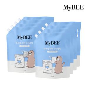 (2.1L리필 대용량)마이비 피부에순한 유아세제 x 8팩