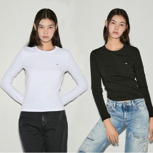 [정상가: 62,000] 타미진스 슬림 저지 롱슬리브 티셔츠 2종 택1 (T32E6TTO21SWT2)