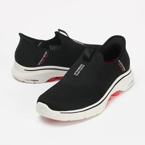 [정가 135,200원] 스케쳐스 운동화 고워크7 남성 슬립온 블랙/화이트 216641BKW