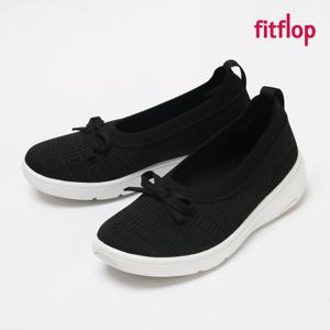 [정가 135,200원]  운동화 슈퍼Q 보우 니 벨트 플랫 여성 슬립온 블랙 JH8-001