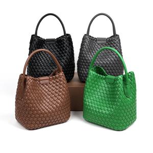 [브리치]  / 쏘울 위빙 메쉬 버킷 토트 숄더백 (4color)