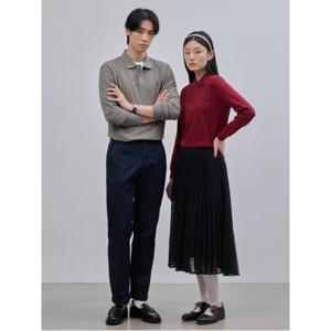 수피마 코튼 피케 티셔츠  그레이 (BC4741E013)