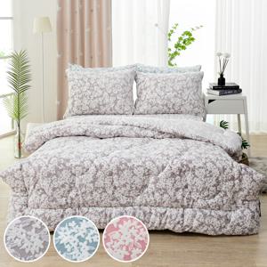 윈터뷰 겨울극세사 차렵이불+패드+베개커버 패드세트 SS슈퍼싱글