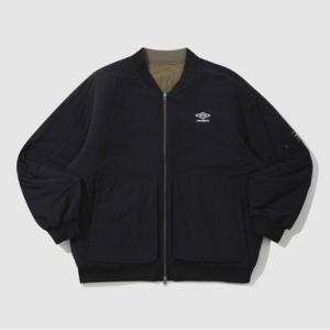 패딩 LQC UP421CPJN1-BLK 리버시블 퀼팅 패딩 봄버 자켓 / BLACK