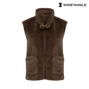 공식 신상 여성 CO 페이크 퍼 골프 베스트 L_WWW25671E6