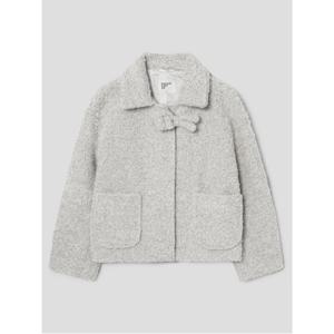 [11/8 무료반품] 토글 부클 숏 코트  베이지