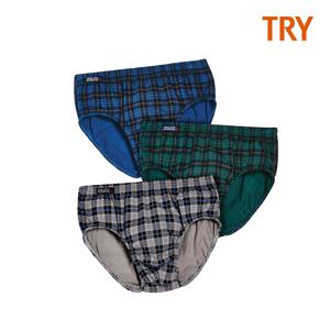 [트라이] 크리켓 남아 삼각 팬티 3매