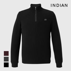 INDIAN  남성 솔리드방풍하프 집업_MITBHXWA211