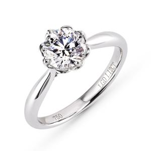 [LIVE] 03번 14k/18k 프림 로즈 랩 다이아몬드 1캐럿 반지+IGI감정서(한정수량 10개)