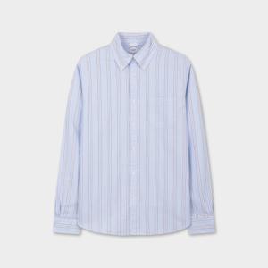 [정상가 179000원] 프라이데이 옥스포드 패턴 스트라이프 셔츠 (라이트블루) (BBTHMMF305)
