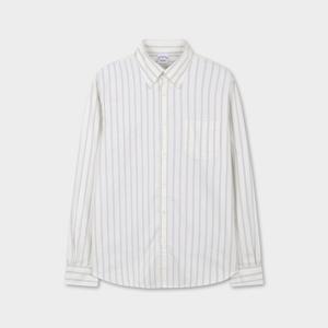 [정상가 179000원] 프라이데이 옥스포드 패턴 스트라이프 셔츠 (옐로우) (BBTHMMF305)