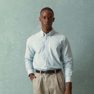 [정상가 179000원] 프라이데이 옥스포드 캔디 스트라이프 셔츠 (그린) (BBTHMMF304)