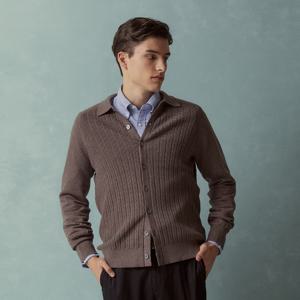 [정상가 299000원] 코튼 케이블 폴로 가디건 (베이지) (BBWCMMF302)