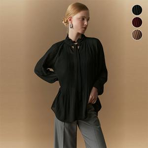 [최초가 77,000원] 홈쇼핑 인기 플리츠 블라우스 2종세트