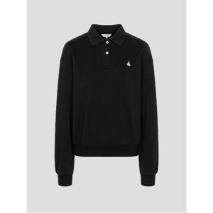 기모 면 폴로 티셔츠  블랙 (BF5X41C025)