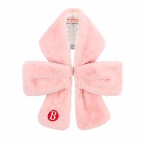 [키즈]리본 핑크 퍼 머플러_BP54AA401