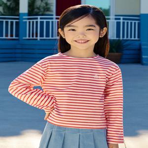 여아 쿨에어 코튼 스트라이프 9부 티셔츠MKF2TS2001