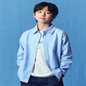 MKF4WC3211 탑텐키즈 공용 옥스포드 오버핏 셔츠