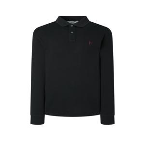 남성 [[24FW]] WHTS4D432BK [스테디셀러] 블랙 단색 면혼방 긴팔카라티셔츠