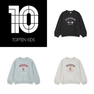 MKF4TR2001 탑텐키즈 여아 플리스 그래픽 스웨트셔츠