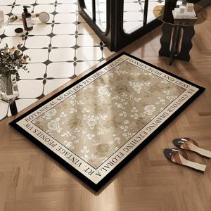 살림의기술 빈티지 플로럴 규조토 발매트 1+1