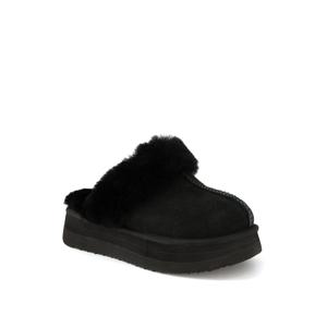 여성 퍼 블로퍼 굽 5CM G24427_BLACK