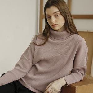 [최초가 118000원] 루즈핏 터틀넥 롱 티셔츠(3colors)_YJ10WRWTS01