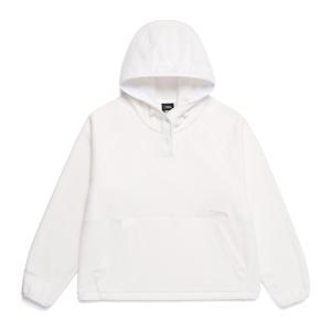 N254WHD230 [폴라텍] 여성 나오스 플리스 반집업 후드 O/WHITE