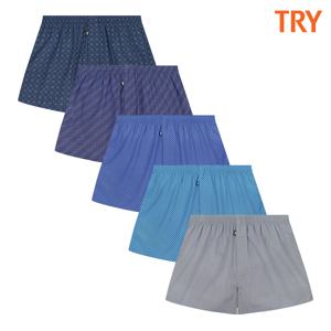TRY 남자 팬티 프라임 코튼 트렁크 5종세트 TMT05