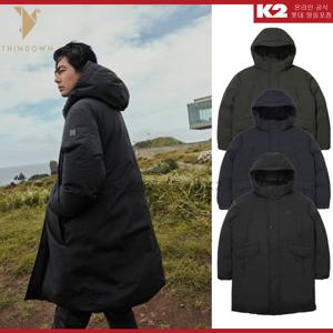 K2 겨울 광고CF 남성 구스 조인성 롱패딩/다운/K95/거위털/KMW24553YD