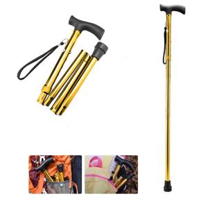 안전손잡이 어르신지팡이 고령자용 접이식 미끄럼방지 4단 노인용품 등산용품 남녀공용 미끄럼방