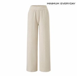 정상가:99,000원 l  에브리데이]절개 라인 니트 밴딩 롱 팬츠 (EB4TA001D)