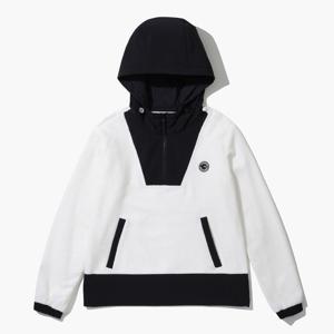 르꼬끄골프 여성 우븐 하이브리드 후드 티셔츠