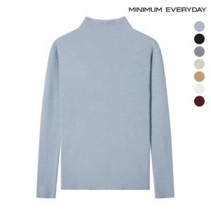 정상가:39,000 |  에브리데이]베이직 반하이넥 비스코스 골지 긴팔 니트 (EA4KT010D)