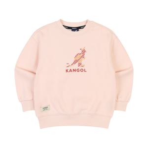 21. [택가 79000] 레터 모자이크 스웨트셔츠 PD 0003 라이트핑크