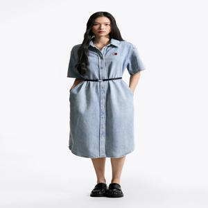여성 라이트 블루 데님 셔츠 원피스 T32F6NOP01TWT2