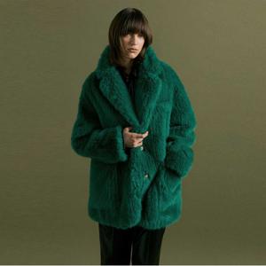 [최초가368,000]리우 텍스쳐드 퍼 코트_MW5WJK09X