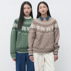 울 스노우 노르딕 풀오버 [4COL] / SBD4U05022